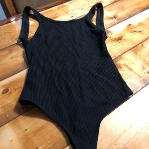 Black Tank Top Body Suit